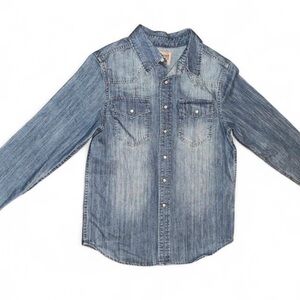 Polo by Ralph Lauren Kids Blue Denim Button-Down Shirt